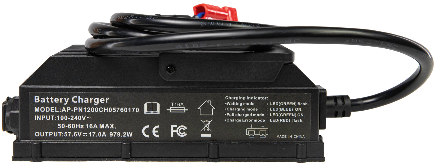 NUEPower 48V 52Ah Metal Case Battery and Charger Package