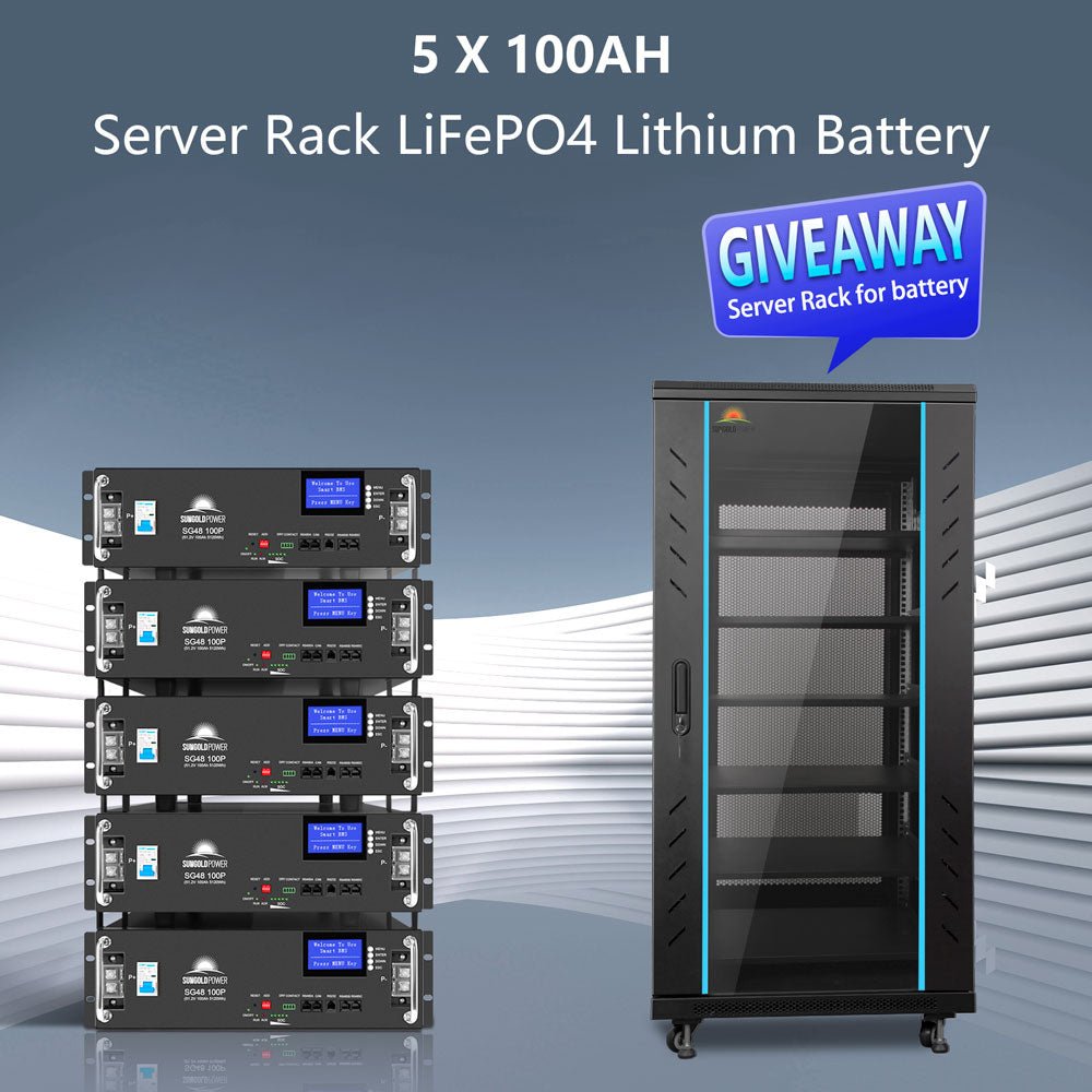 Off Grid Solar Kit 13000W 48VDC 120V/240KWH LiV LifePo4 25.6thium Battery 22 X 450 Watts Solar Panels SGR-13K25E