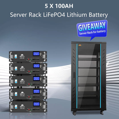 Off-Grid Solar Kit 13000W 48VDC 120V/240V LifePo4 20.48KWH Lithium Battery 14 X 415 Watts Solar Panels SGR-13KM