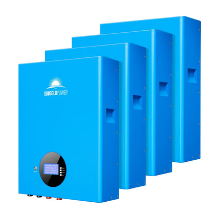4 X 5.12KWH Powerwall LiFePO4 Lithium Battery SG48100M UL1973
