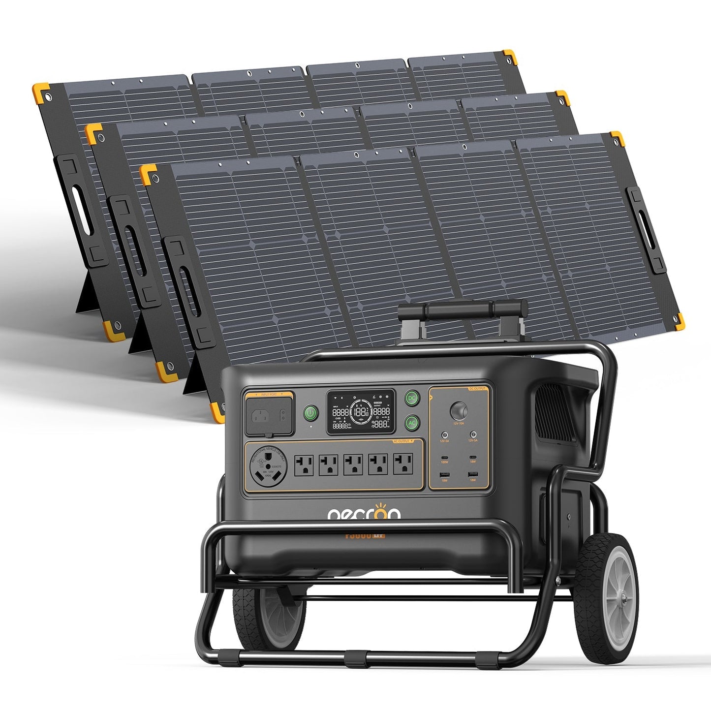 PECRON F3000LFP Portable Power Station 3600W 3072Wh