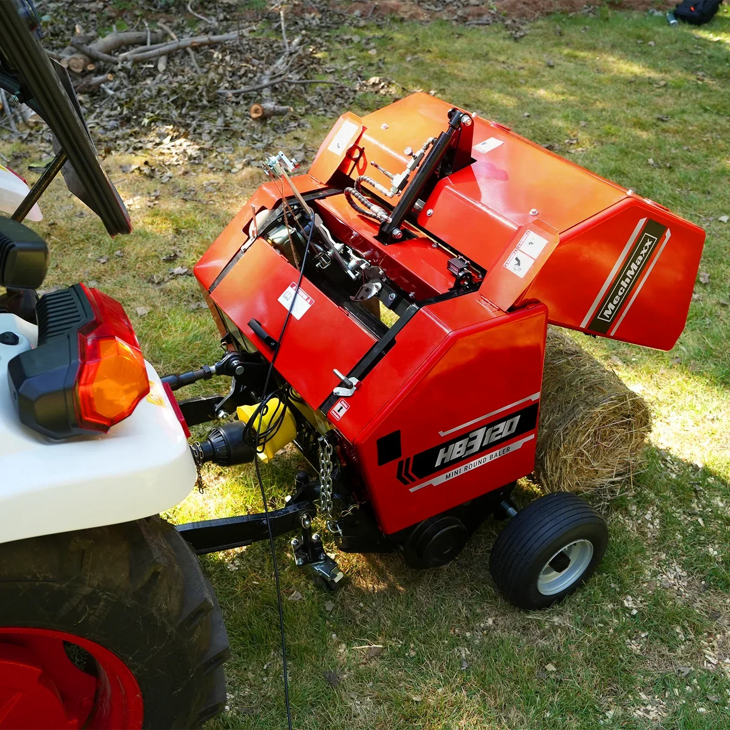 Hay Baler & Hay Rake Tedder & Disc Mower Combo, HB3120, HT100, DM8