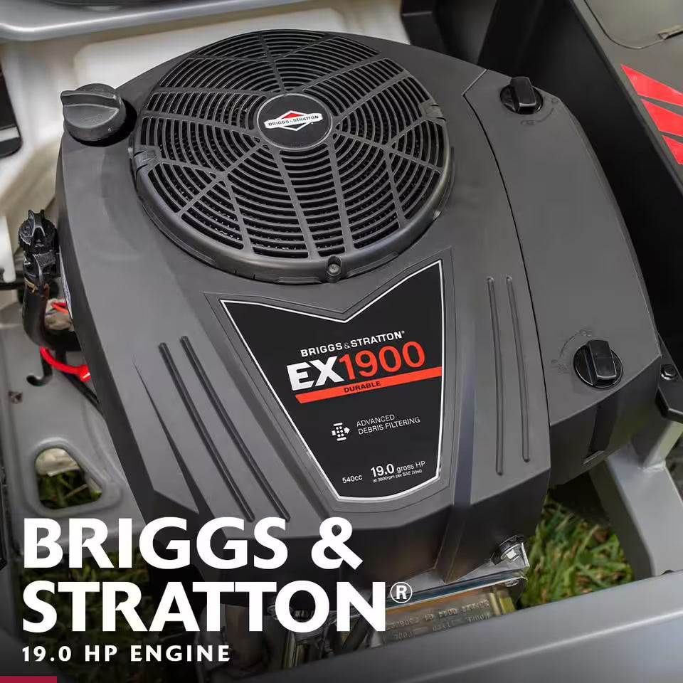 Cruz 42 In. 19.0 HP 540Cc EX1900 Series Briggs and Stratton Engine Dual Hydrostatic Drive Gas Zero Turn Mower