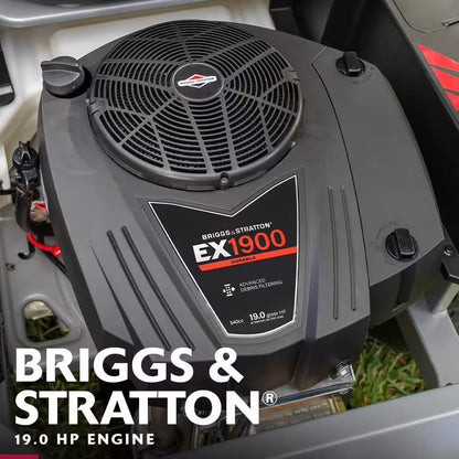 Cruz 42 In. 19.0 HP 540Cc EX1900 Series Briggs and Stratton Engine Dual Hydrostatic Drive Gas Zero Turn Mower