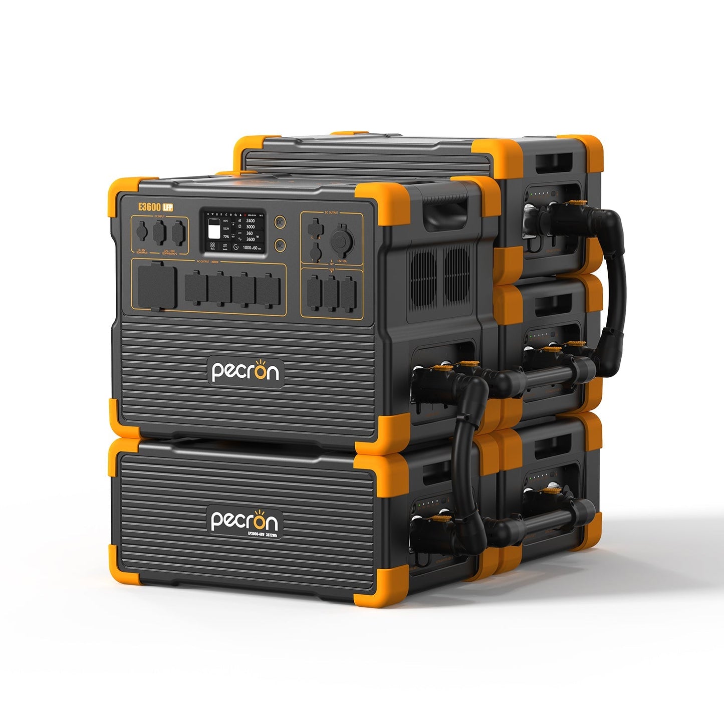 PECRON EP3000-48V Expansion Battery 3072Wh for E1500LFP/ E3600LFP/ E1000LFP/ E2400LFP/ F3000LFP