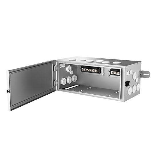 Conduit Box | Metal | Top Cover For Sol-Ark-15K inverter Dimension: 24.13"L x 10.57"W x 9.06"H