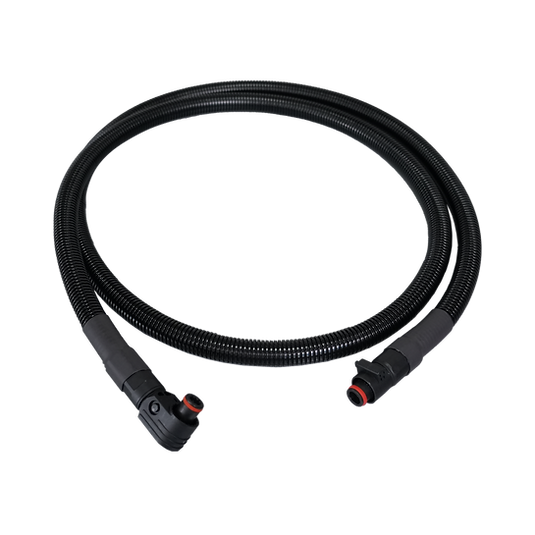 1/0 AWG cable for RUiXU RX9MP Busbar | Orange+ Black | One Pair Straight + 90 degree angle pluggable  connector, Play and Plug, 200cm,