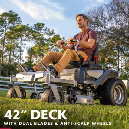 Cruz 42 In. 19.0 HP 540Cc EX1900 Series Briggs and Stratton Engine Dual Hydrostatic Drive Gas Zero Turn Mower