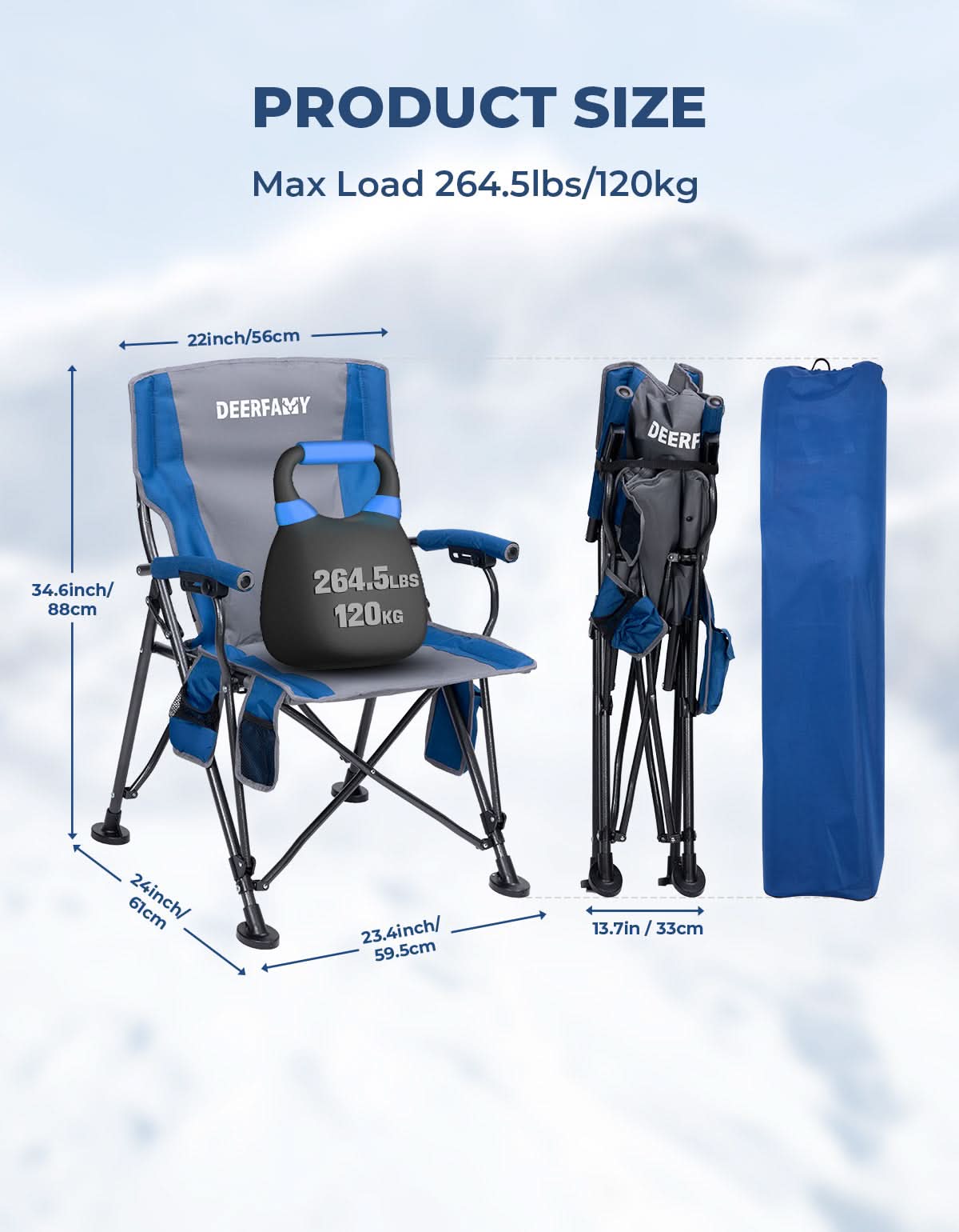DEERFAMY Heated Outdoor Chair