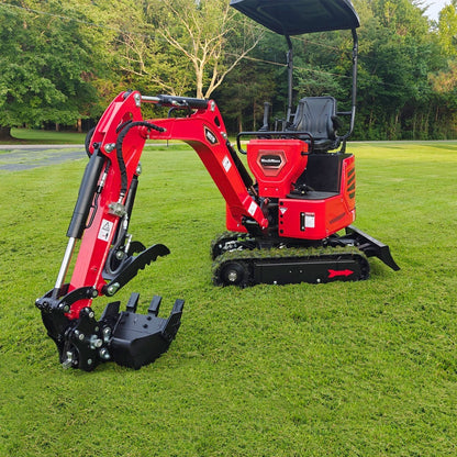 Mini Compact Excavator HONDA GX390 Engine, 65.7” Max. Digging Depth, 2280 LBS Operating Weight, MEC10