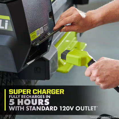 80V HP Brushless 54 In. Battery Electric Cordless Zero Turn Riding Mower (3) 80V Batteries (4) 40V Batteries and Charger