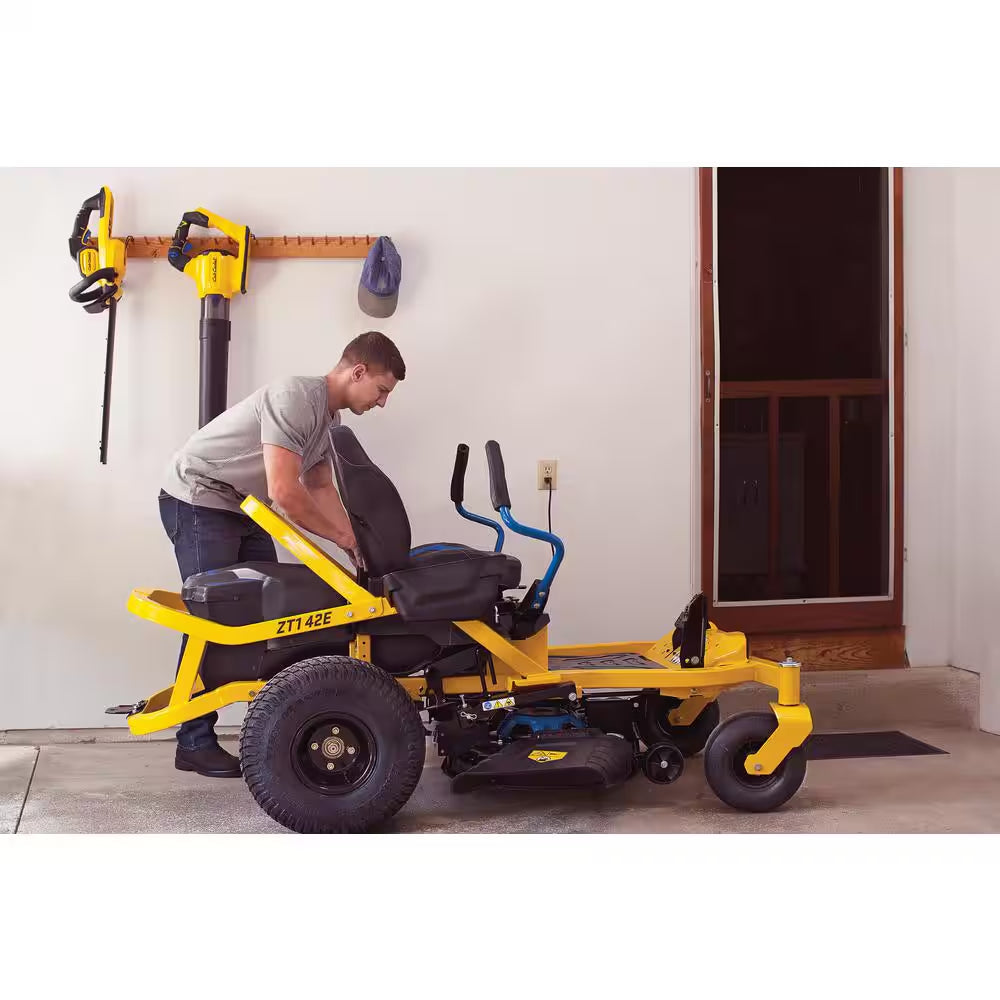 Ultima ZT1 42 In. 56-Volt MAX 60 Ah Battery Lithium-Ion Electric Drive Zero Turn Mower
