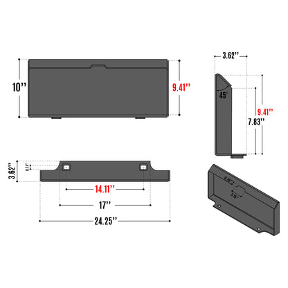 37"Mini Skid Steer Drum Forestry Brush Mulcher Attachment, Hydraulic Flow Range 11 To 16 GPM,MCH37